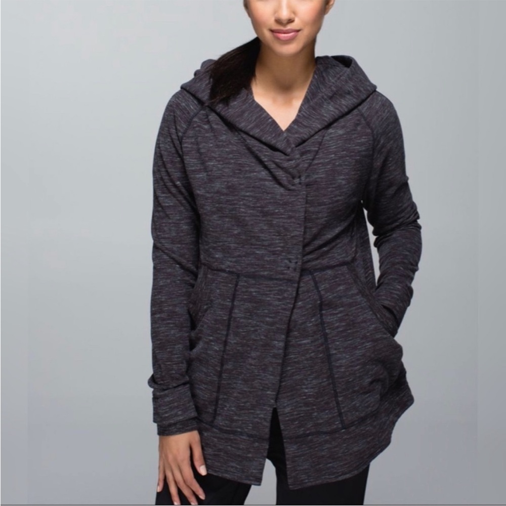 Dark Gray Hooded Jacket